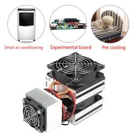 MOUMOUTEN Semiconductor Fridge/Refrigeration Cooling System, Cooling System Device Kit, Thermoelectric Cooler DIY Kit for Mini Air Conditioner, Fridge