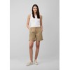 s.Oliver Lightweight Relaxed Fit Cotton Blend Shorts, light brown, 42