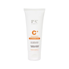 PFC Cosmetics Gesichtsreinigungsgel mit Vitamin C, 75 ml, Make-up-Entferner und Feuchtigkeitsspendend, Multi-Zonen-Reiniger (Gesicht, Augen und Lippen), sehr weich, aufhellend, Anti-Aging, Antioxidans