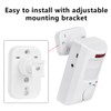 105dB Wireless Alarm System Infrared Motion Sensor Detector Wall Alert