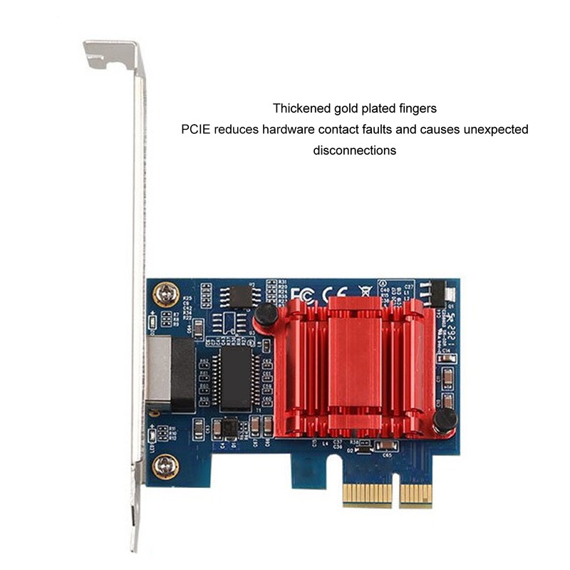 PCIE Ethernet Adapter Card 1000Mbps Stable Transmission Gigabit Network Card