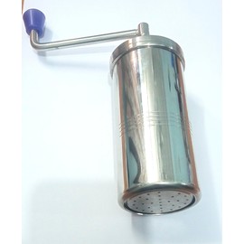 Generic AJE Stainless Steel Kitchen Press Sev Sancha/Murukku/Cookies/Noodles/Indian Snacks/Idiyappam/Chakli Maker/Namkeen Sev Maker Machine with 6 Different Jalis (Pack of 1), Color