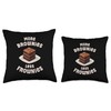 More Brownies Less Frownies Funny Baking for Baker Throw Pillow