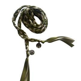 Moss, Sage, Ivory Handfasting Cord with Tree of Life- Braided Together- Ceremony- Rope- Cord- Wedding