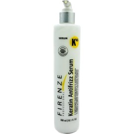 Firenze Professional Sérum Hidratante Antiencrespamiento Con Queratina (Kas) 300 Ml/10,1 Fl Oz – Tratamiento Suavizante Y Brillante Para Cabello Seco 