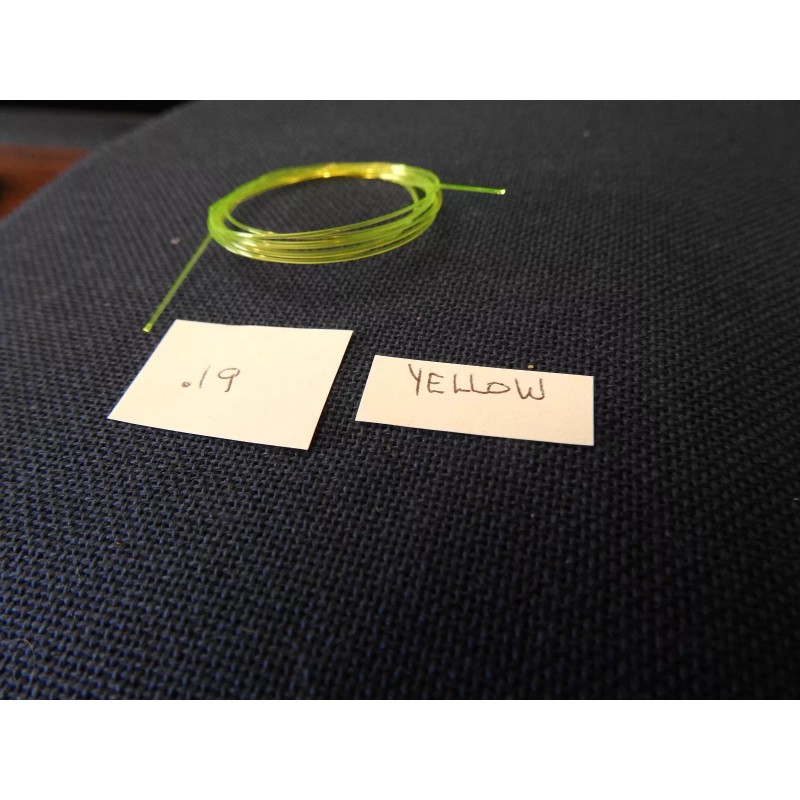 FIBER OPTICS, .019 , YELLOW