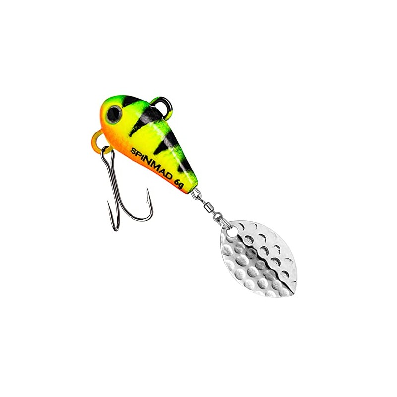 SpinMad Lieblingsköder Originals Jig Spinner Fishing Lure Colour Firetiger Size
