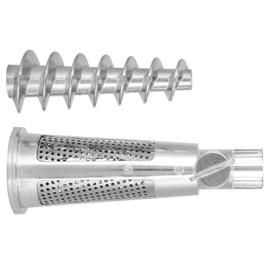 Meat Grinder Attachment for Blender, Kitchen Aid Mixer Accessories, Tomato Juicer, Spiral Shank, Filter Sleeve, Mixer Stopper for Blender