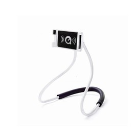 Flexible Arm (Smartphone Neck Mount Type A - White) Phone Holder / 자바라 (스마트폰 목 거치대 A타입-화이트) 폰 홀더
