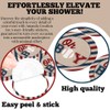 Baseball Baby Shower Stickers for Boys - 40 2" Round