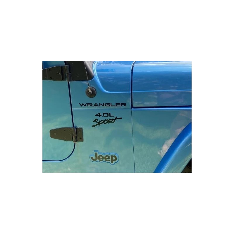 Unbranded 4.0L Decal for TJ Jeep Fender