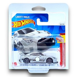 Hot Wheels LB-Silhouette Works GT Nissan 35GT-RR Ver.2 (Grey & Black) 8/10 Then and Now - 2024-242/250 (Short Card) - includes a KLAS Car Keeper Protector Case - HTC72