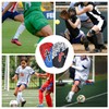 2 Pairs Miniature Spider Web Football Shin Guards, 3.94x2.36in Mini