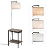 EOEYYOYB Floor Lamp with Table & Drawers, End Table Lamp