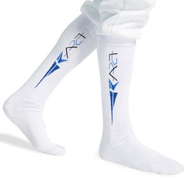 LEONARK Fencing Socks for Epee, Sabre and Foil - 100% Cotton - Protective Fencing Stockings for Child and Adult - for Both Male and Female Fencers (Classic, L)