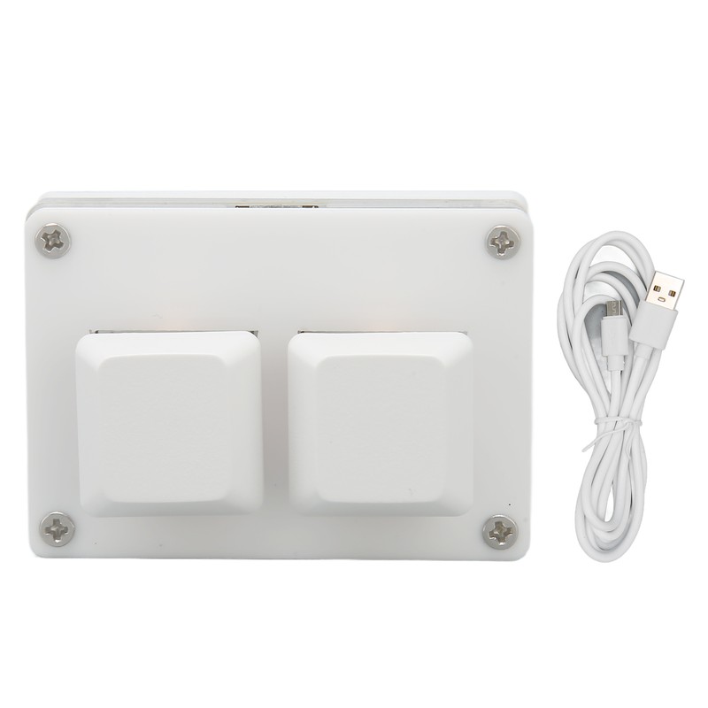 Mini Keypad 2 Keys USB Red Switch Plug and Play