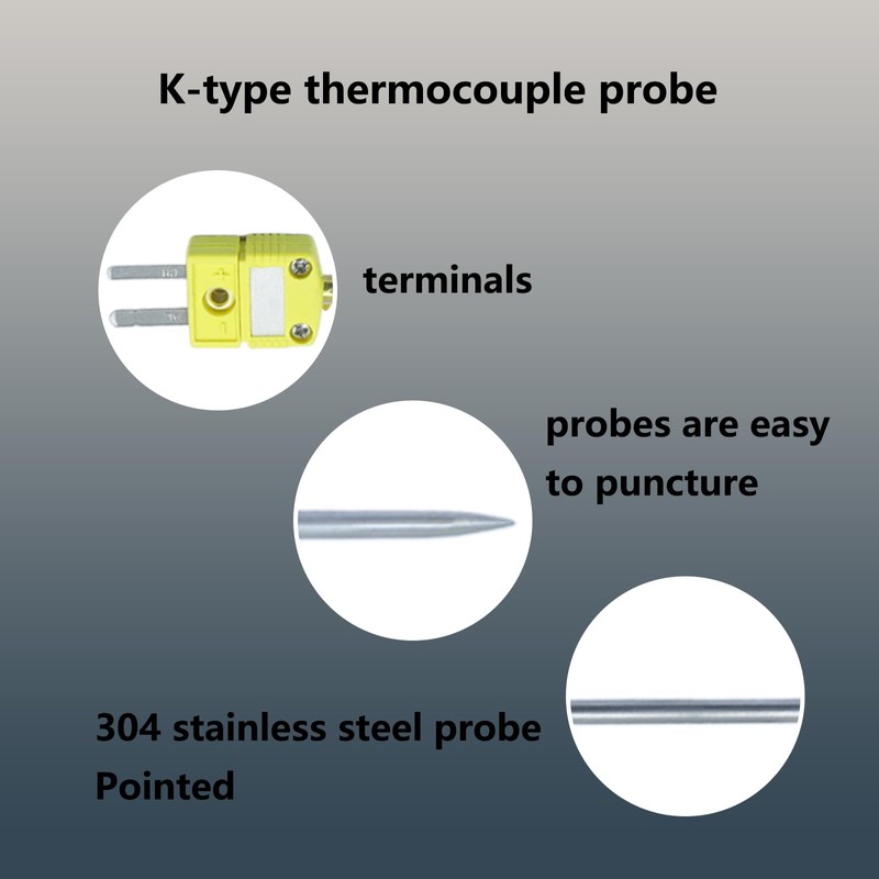 50207-K K-Type thermocouple Probe Temperature Range -50°F to 2000°F Probe