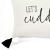 Lush Decor Let's Cuddle Script Decorative Throw Pillow Cover, 20"
