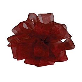 Berwick Offray LLC 429747 Berwick Offray Simply Sheer Asiana Ribbon -1-1/2" W X 100 yd - Wine Ribbon