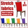 Mindsoft 6 Pcs Chair Back Covers 18 x 22 Inch