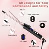 3/8 Inch Curling Iron, 9mm Small Curling Wand for Short