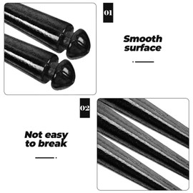 TOYANDONA 100pcs Metal Cribbage Pegs, Cribbage Board Pegs Fit 1/8 Holes Cribbage Pin with a Tapered Design Black