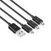 Herfair Micro USB Splitter - 3FT USB Adapter Cord, 480Mbps