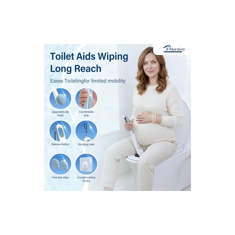 Toilet Aids for Wiping Bottom – Ideal for People Overweight,Elderly,