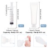 BENECREAT 30 Pieces 15 ml Transparent Empty Refillable Plastic Soft