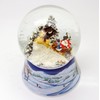 Minium Collection 20201 Snow Globe Santa in Sleigh on Base