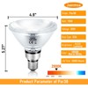 Jaenmsa PAR38 Halogen Flood Light Bulbs 90W 120V, 4Pcs Halogen
