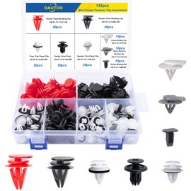 OAUTOO 130pcs Auto Body Interior and Exterior Retainer Fastener Clip Assortment for Mini Cooper R50 R52 R53 R56