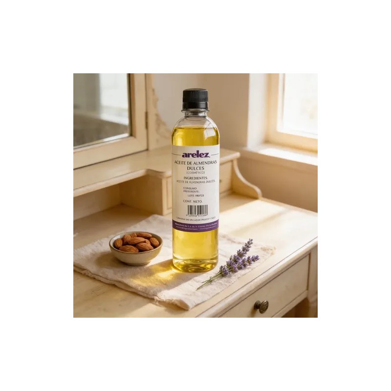 Aceite De Almendras Dulces 500 Ml Puro Arelez