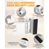 Anobeyi Portable Door Lock for Travel, Adjustable No Drilling Door