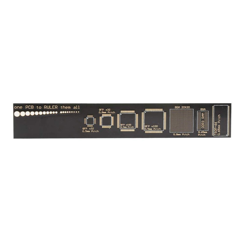Printed Circuit Board Engineering Ruler, Multifunctional Ruler, 6Inch 15CM Printed