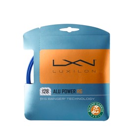Luxilon Roland-Garros ALU Power 128 Tennis Strings - Set, Blue