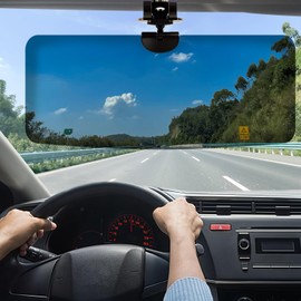 zxbaers Polarized Sun Visor Extender for Car, Car Visor Extender Sun Blocker, Anti Glare Visor for Cars, Cover LED Light, Safe Driving, Universal, UV Protector