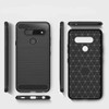 Vultic Carbon Fiber Case for LG Q60, Durable [Shock Absorption]