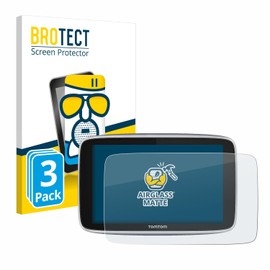 BROTECT Anti-glare protective glass for TomTom GO Premium X/TomTom GO Premium (6 inches) (3 pieces) protective film, tempered glass matt