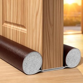 OUARTV Protector y Guardapolvo para Puerta, Tope para Puerta de Bajo Puerta, Diseño de Doble Borde,Sellador Resistente Al Agua, Al Polvo y a Los Insectos.