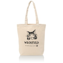 Wachifudo VTHE-02 Dayan Cat Tote Bag, Women's, Unisex, Men's, Lightweight, Canvas, A4, Compact, Work or School, Large Capacity, Dayan, Cat Goods, Medium, Large, Eco Bag, Lesson Bag, natural