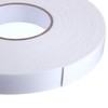 2 Rolls Double Sided Foam Tape White PE Foam Tape