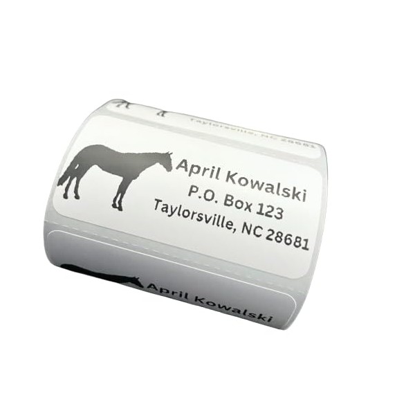 Custom Stickers, Horse Return Address Labels, Address Stickers, Several Designs,