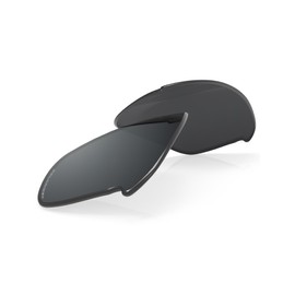 BlazerBuck Anti-salt polarised replacement lenses for Oakley Flak Jacket, Silver chrome polarised