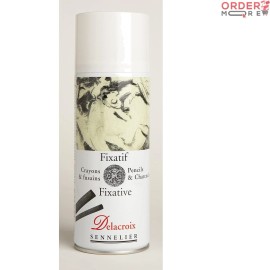 Clear Matte Spray Fixative - 13.5 Fl Oz for Artists, Non-Toxic & Non-Yellowing