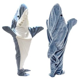 Wishstar Sleeping Bag Portable Shark Blanket Shark Blanket Shark Sleeping Bag Size XXL