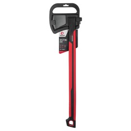 INTERTOOL 28” Splitting Axe, Wood Splitter Tool, Deeper Cuts, Chopping, Kindling, Camp, Survival, Shock Absorbing MAX Grip Handle, Sheath, Storm HT08-0297