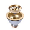 VARNAHOME 3-1/2 Deep Cup Kitchen Sink Drain Assembly, 304 Stainless