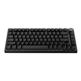 AJAZZ AK820 Wired Mechanical Keyboard, Side Engraved Keycap Keyboard, Full Key Hot Swap Gasket Structure Keyboard, Gaming Keyboard for Gaming, Gaming Keyboard, Gaming Room Accessories - Color: Black, Specification: Red Axis