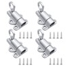 SyiXute 4 Pieces Automatic Locking Door Bolt, Spring Bolt Lock